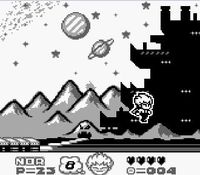 une photo d'Ã©cran de Kid Dracula sur Nintendo Game Boy